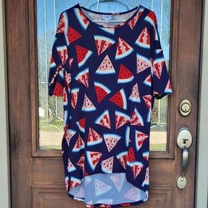 LuLaRoe Irma Medium Watermelon America